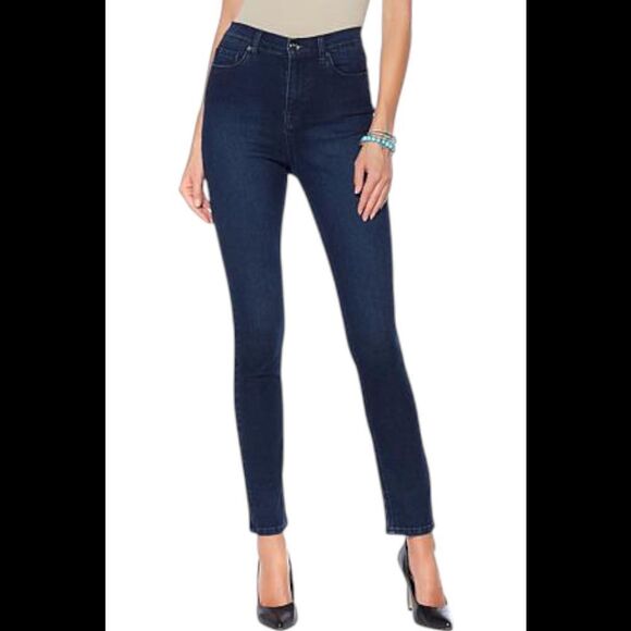 DG2 By Diane Gilman Denim - DG2 by Diane Gilman Women's Stretch Denim Skinny Jean Indigo - Regular